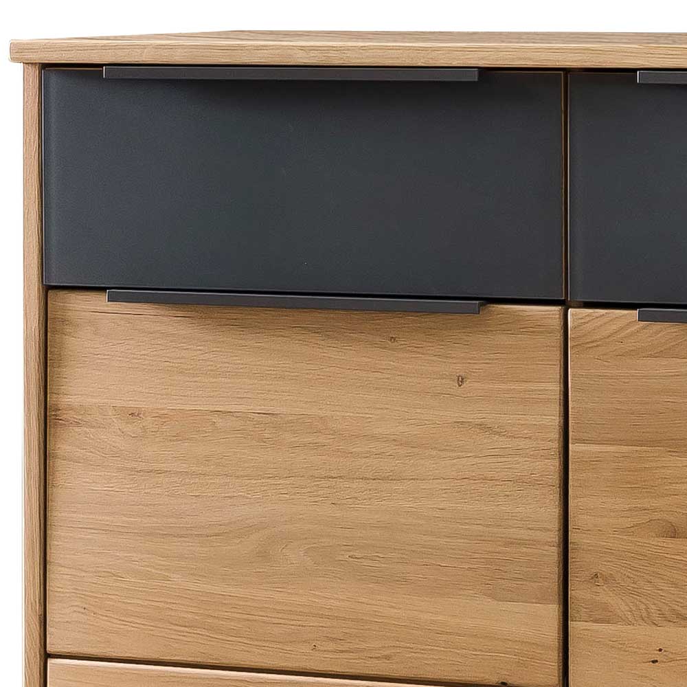 Kommode in Eiche Bianco und Anthrazit modern von Nature Dream – Bild 3