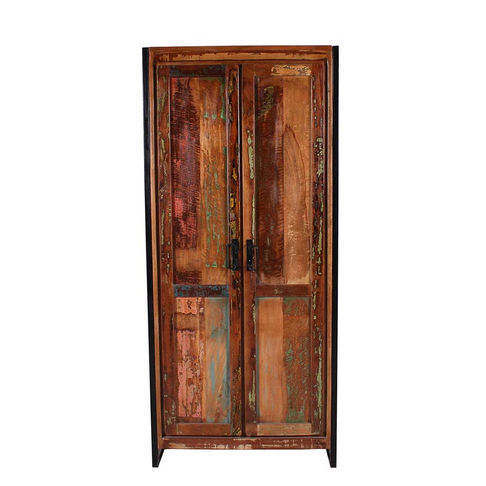 Garderobenschrank aus Massivholz Shabby Chic Look von Möbel Exclusive – Bild 2