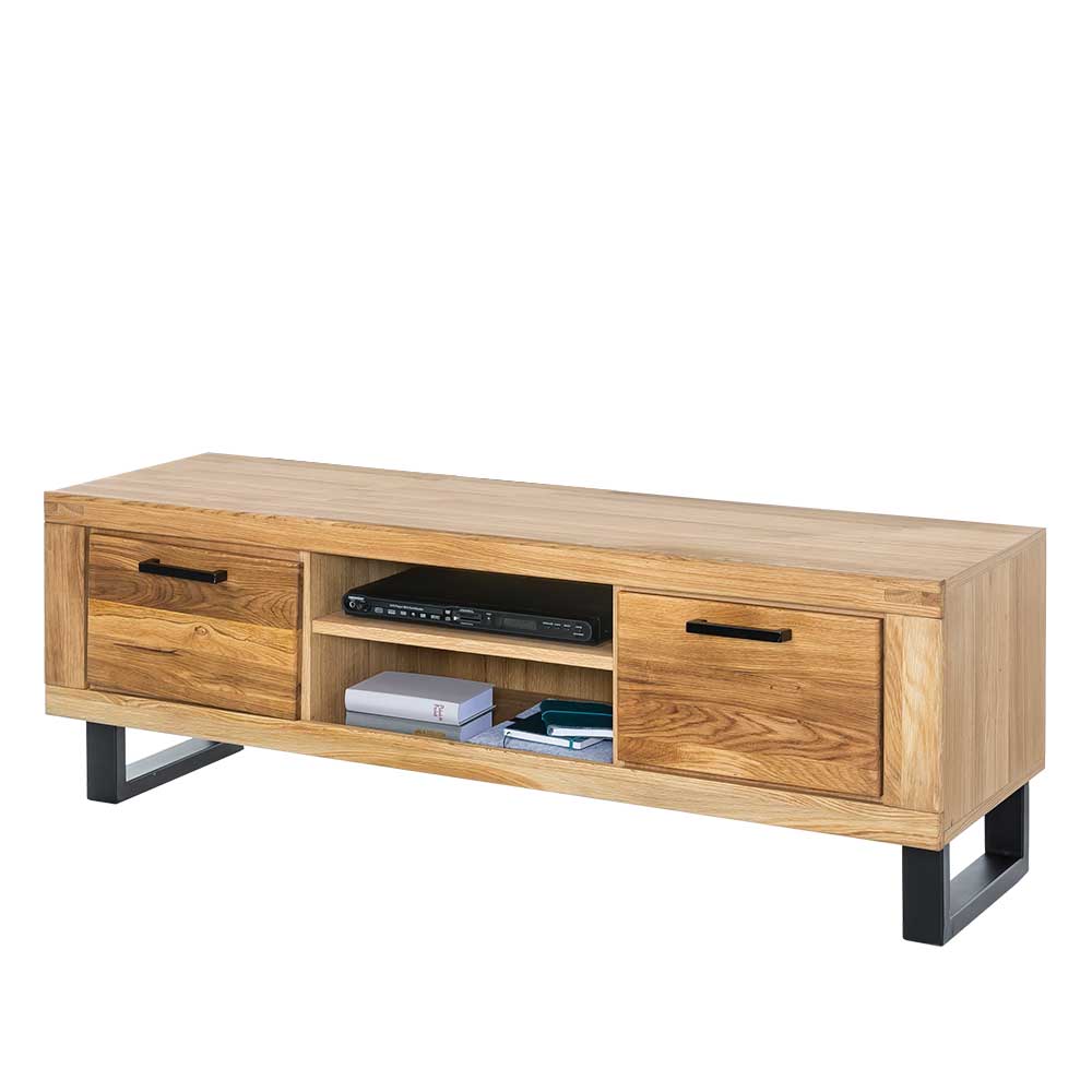 Fernsehboard aus Wildeiche teilmassiv 170 cm breit von Homedreams – Bild 3