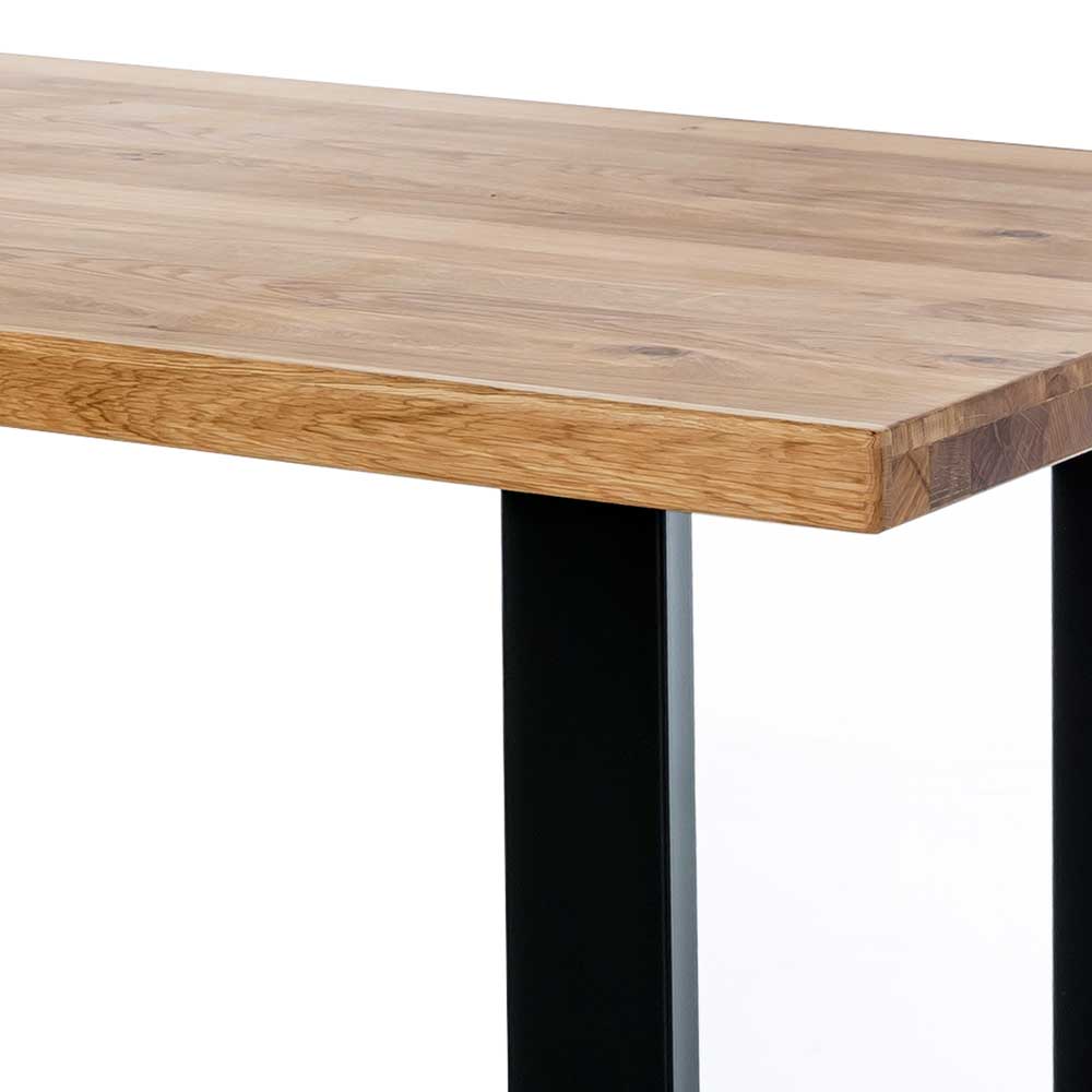 Esszimmertisch aus Eiche Massivholz Eisen von Homedreams – Bild 3