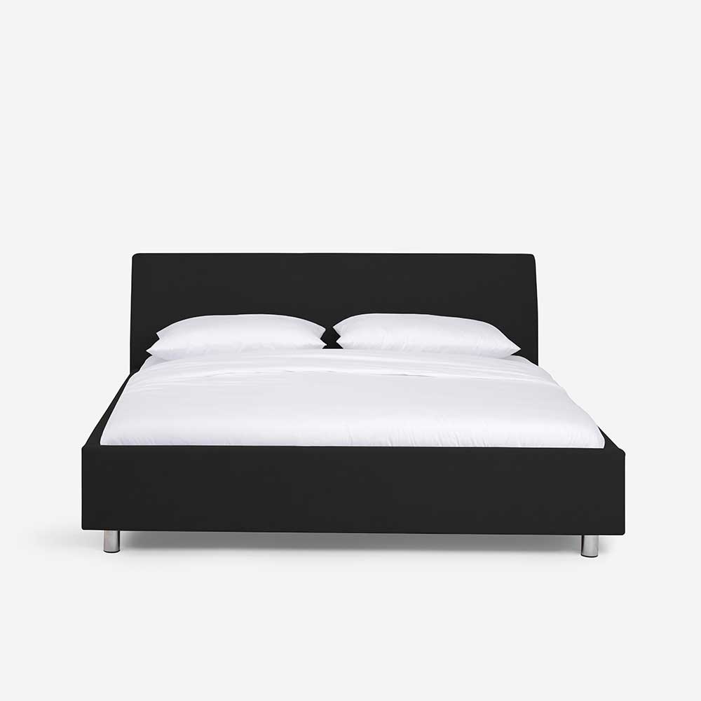 Polsterbett in Schwarz Webstoff modern von BestLivingHome – Bild 3