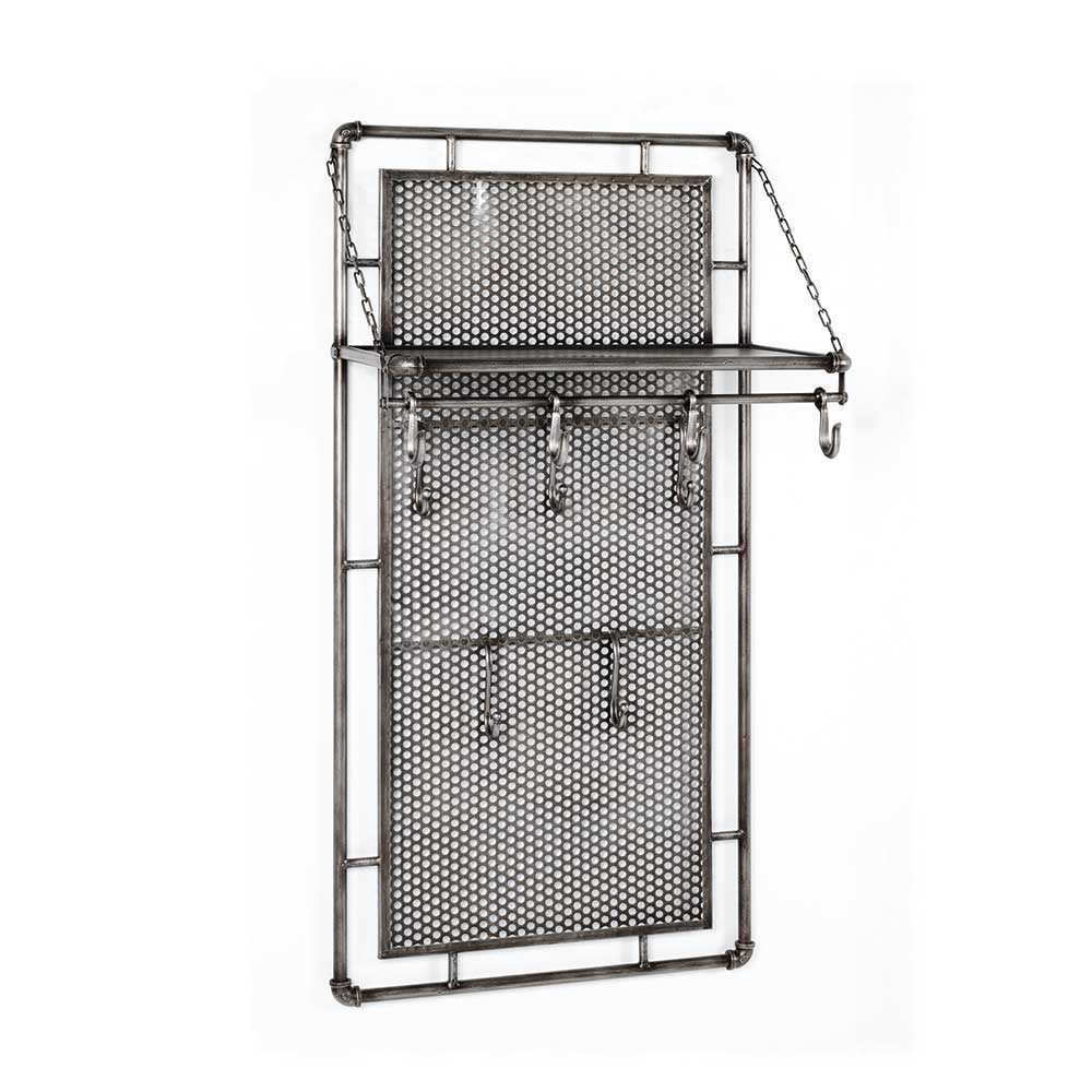 Design Garderobe im Industry Style Metall in Anthrazit von Tollhaus – Bild 2