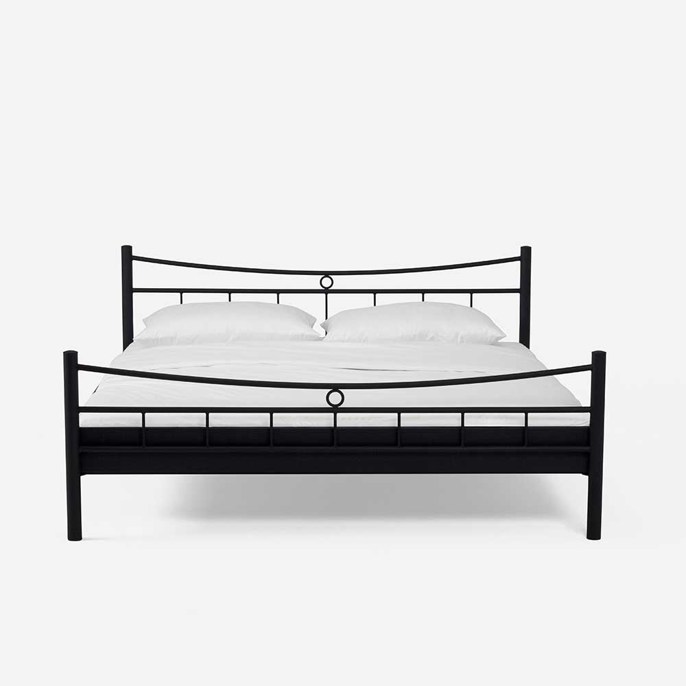Metallbett aus Eisen Schwarz von BestLivingHome – Bild 3