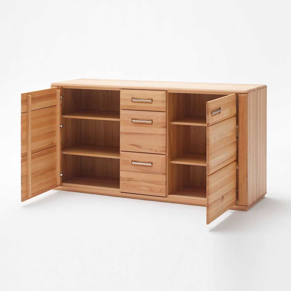 Wohnzimmer Sideboard aus Kernbuche Massivholz 160 cm breit von TopDesign – Bild 3
