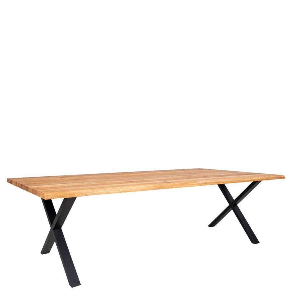 Essgruppe 10 Personen Tisch 300×100 cm Samt Bezüge Blau (elfteilig) von 4Home – Bild 3